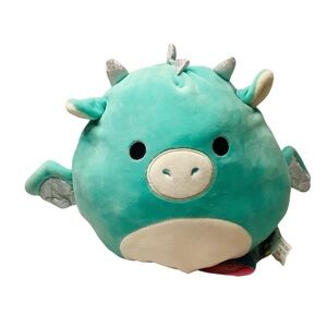 SQUISHMALLOW Flip-A-Mallow Miles The Dragon & Gordon The Shark Reversible